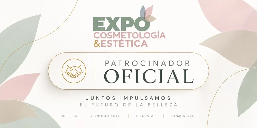 Distintivo de Patrocinador Oficial de Expo Cosmetología y Estética